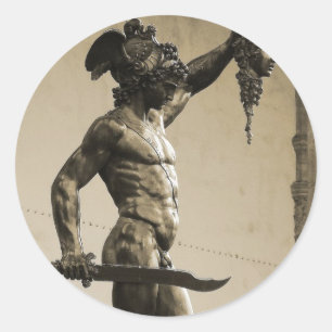 Adesivo Perseus com a cabeça do Medusa