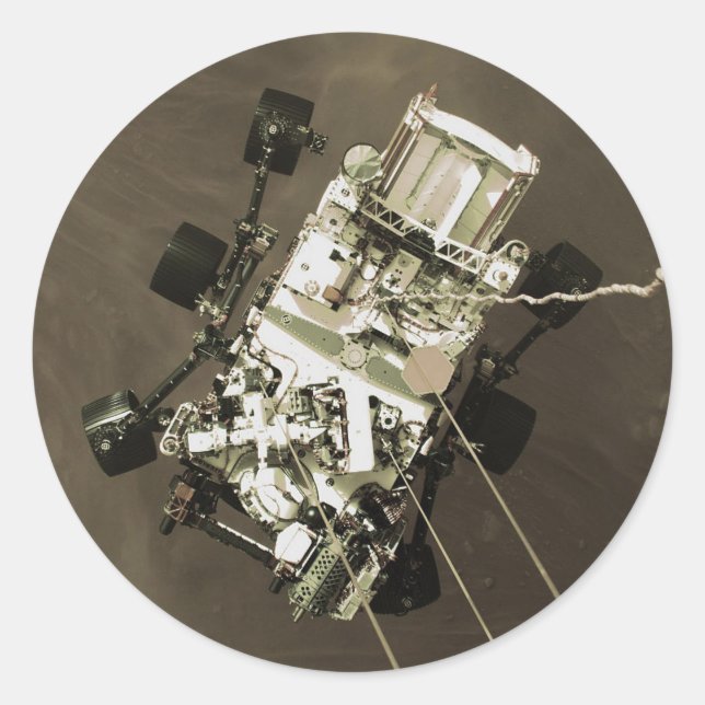 Adesivo Perseverança chega a Marte (Frente)