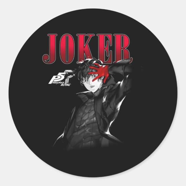 Adesivo Persona 5 Joker Neutral (Frente)