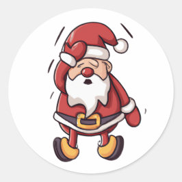 Adesivo Personagem de desenho animado de Natal - Papais no