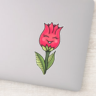 Adesivo Personagem de desenho animado de Primavera de vent