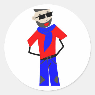 Adesivo Personagem de desenho animado exclusivo