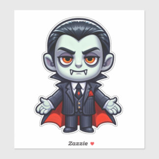 Adesivo Personagem de desenho animado Vampiro Atrativo