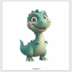 Adesivo Personagem de Dinossauro Bebê para Crianças