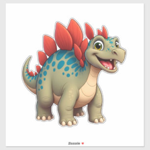 Adesivo Personagem de Dinossauro Bebê para Crianças
