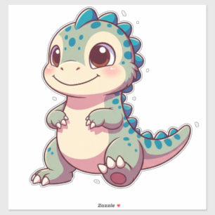 Adesivo Personagem de Dinossauro Bebê para Crianças