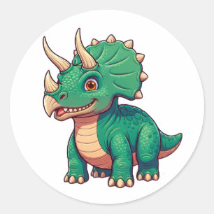 Adesivo Personagem de Dinossauro Bebê para Crianças