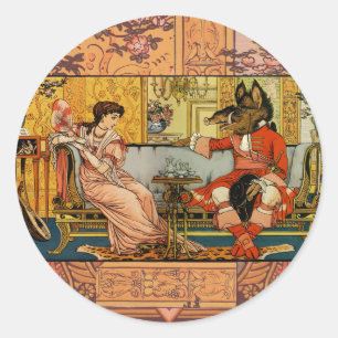 Adesivo Personagens Clássicos de Contos de Fadas da Bela F