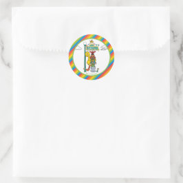 Adesivo Personagens da Rua Sésamo & Placa de Aniversário