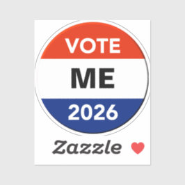Adesivo Personal Vote 2026 Midterm Election Campaign