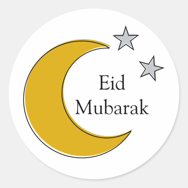 Adesivo Personalised Eid Mubarak Stickers (Frente)