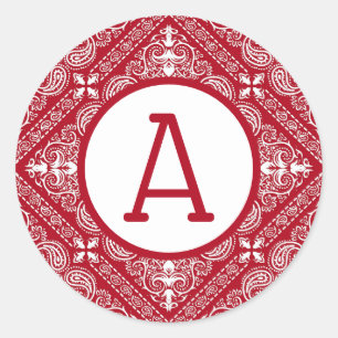Adesivo Personalização da Bandana Vermelha