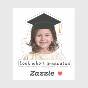 Adesivo personalização da fotografia de graduação do jardi