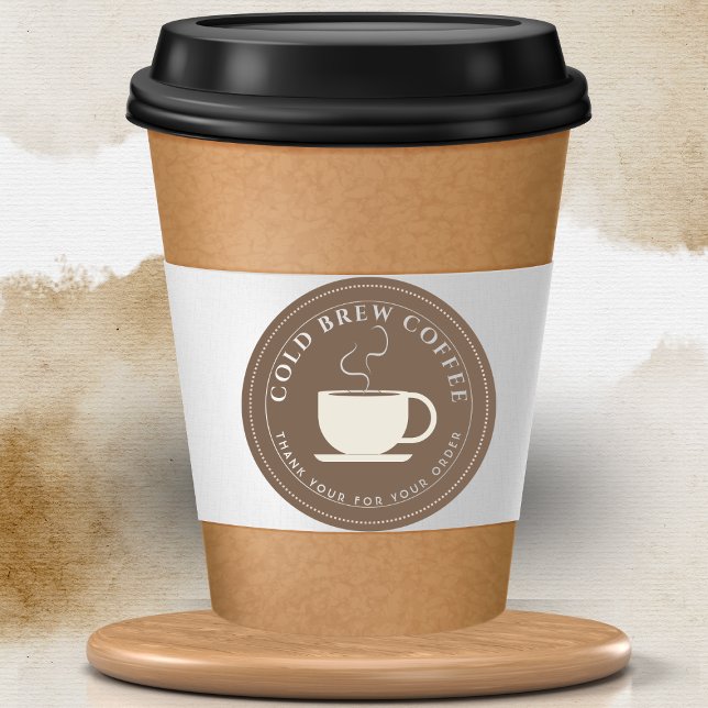 Adesivo Personalização de Marca Pessoal Café Torrado Marro (Criador carregado)