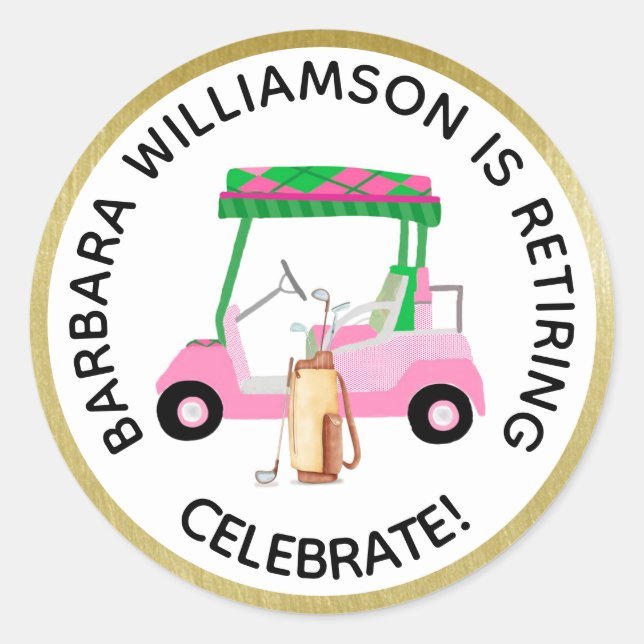 Adesivo Personalização do Partido Temido Golf de Reforma (Frente)