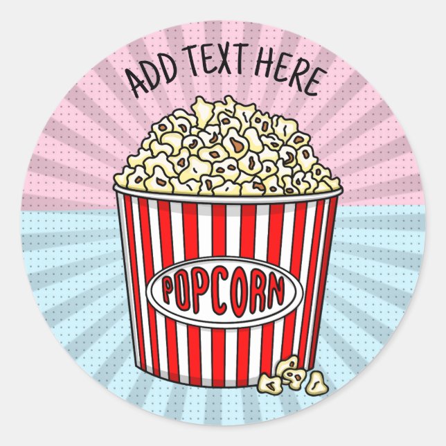 Adesivo Personalizadas estas pipocas de Pop (Frente)
