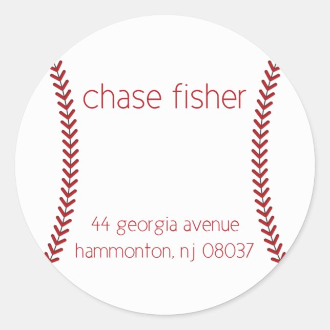 Adesivo personalizado (Frente)