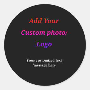 Adesivo personalizado adicione seu logotipo de foto ao seu