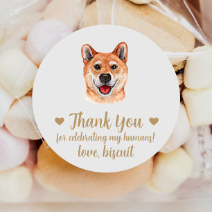 Adesivo Personalizado Akita Inu Cachorro Vestido