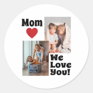 Adesivo Personalizado Amo-Te Foto Mãe - Personalize Com Ph