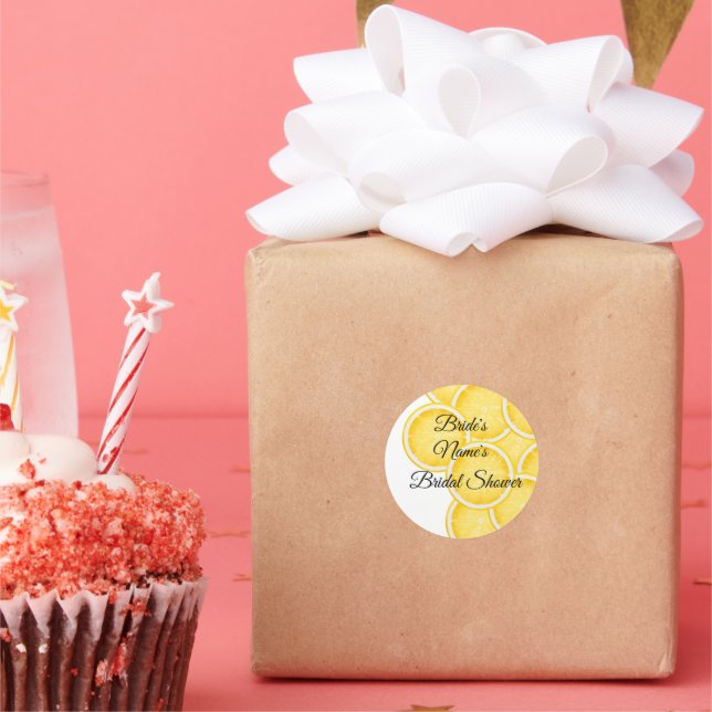 Adesivo Personalizado Chá de Noiva The Lemon Sprit (Festa)