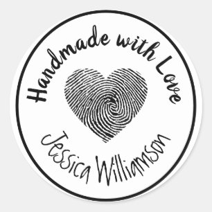 Adesivo Personalizado com Nome de Coração do Love Sticke