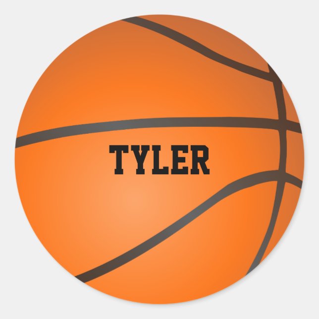 Adesivo Personalizado de Basquete (Frente)