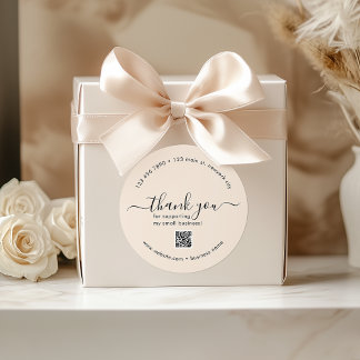 Adesivo Personalizado De Boho Leve, Obrigado A Penhores Co