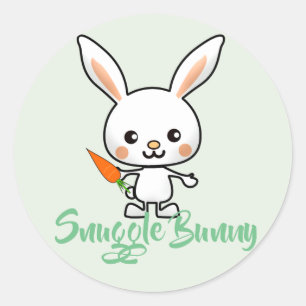 Adesivo Personalizado de Bunny Kawaii