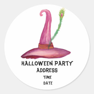 Adesivo Personalizado de Festa de Halloween