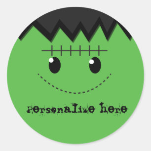 Adesivo Personalizado de festa de Halloween Franke