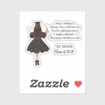 Adesivo Personalizado de Formatura