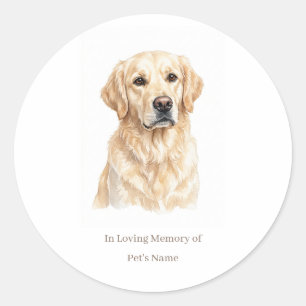 Adesivo Personalizado de Memória de Cachorro com P