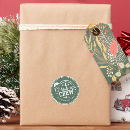 Adesivo personalizado de Natal da tripulação diy