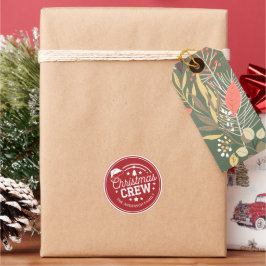 Adesivo personalizado de Natal da tripulação diy