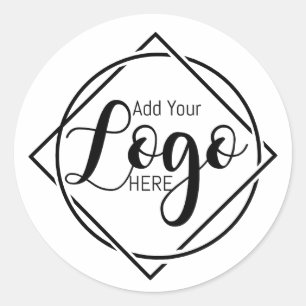Adesivo Personalizado de Negócios com Logo Fofo
