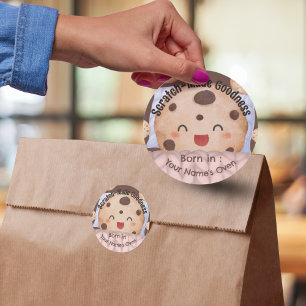 Adesivo Personalizado de Padaria   Doçura Feita à 