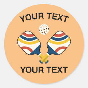 Adesivo Personalizado de Pickleball