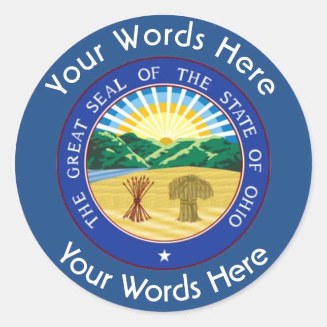 Adesivo Personalizado de Selagem de Excelente de O (Frente)