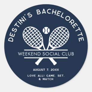 Adesivo Personalizado do Clube de Tênis de Lançamento de F