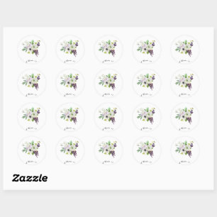 Adesivo personalizado do evento de casamento