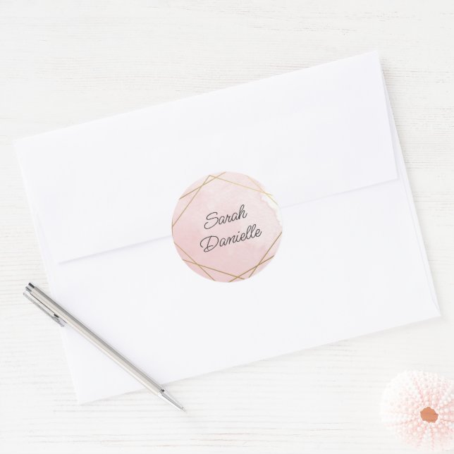 Adesivo Personalizado Elegante Morcego Rosa Bat Mi (Envelope)