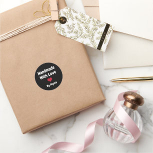 Adesivo Personalizado Fabricado À Mão Com Amor
