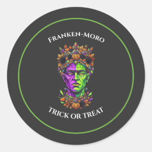 Adesivo Personalizado Neon Halloween Frankenstein