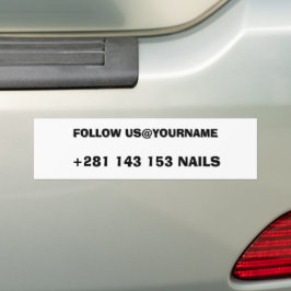 Adesivo Personalizado para Carro de Negócios