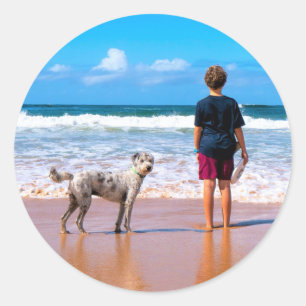 Adesivo Personalizado Personalizado Seu Pet Photo Sticker