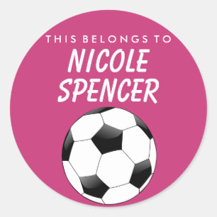 Adesivo Personalizado Pertence A Sticker - Futebol