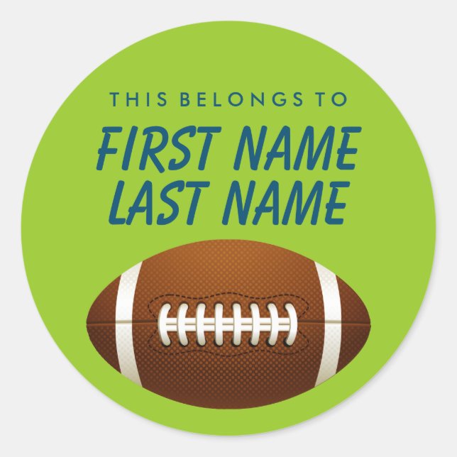 Adesivo Personalizado Pertence A Sticker - Futebol (Frente)
