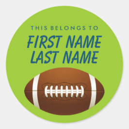 Adesivo Personalizado Pertence A Sticker - Futebol