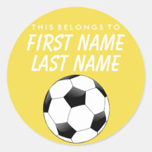 Personalizado Pertence A Sticker - Futebol